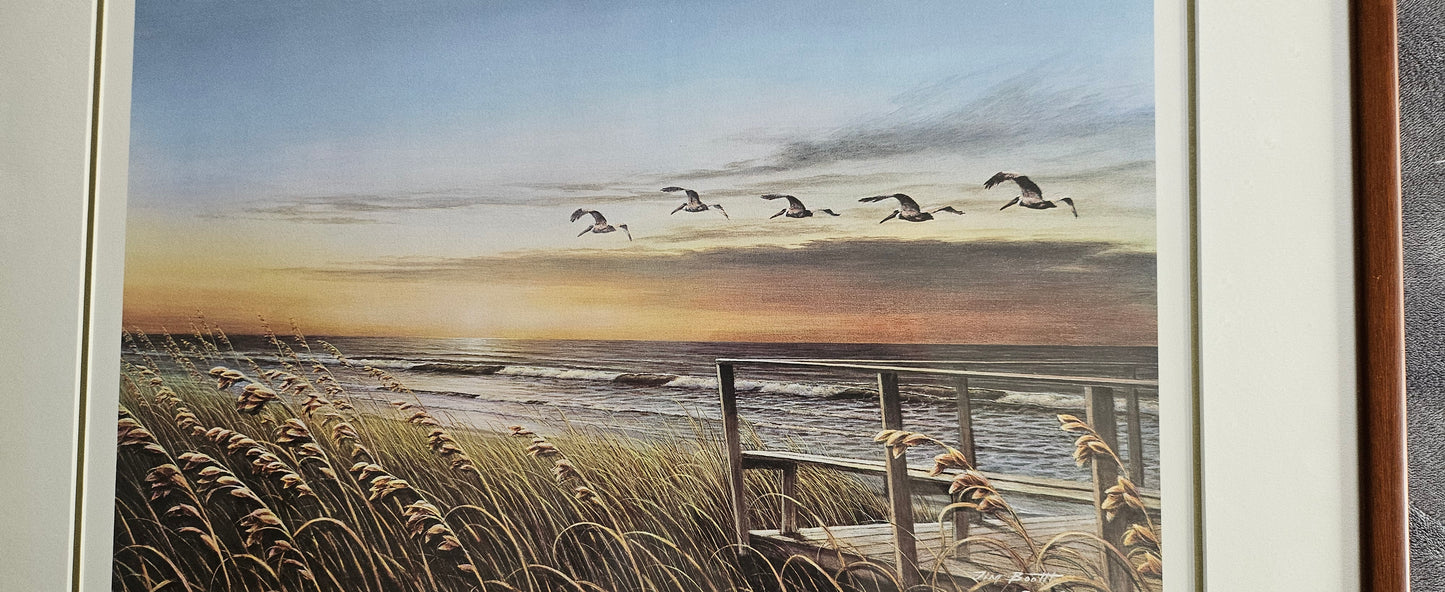 Morning Fishermen Signed and numbered print by Jim Booth