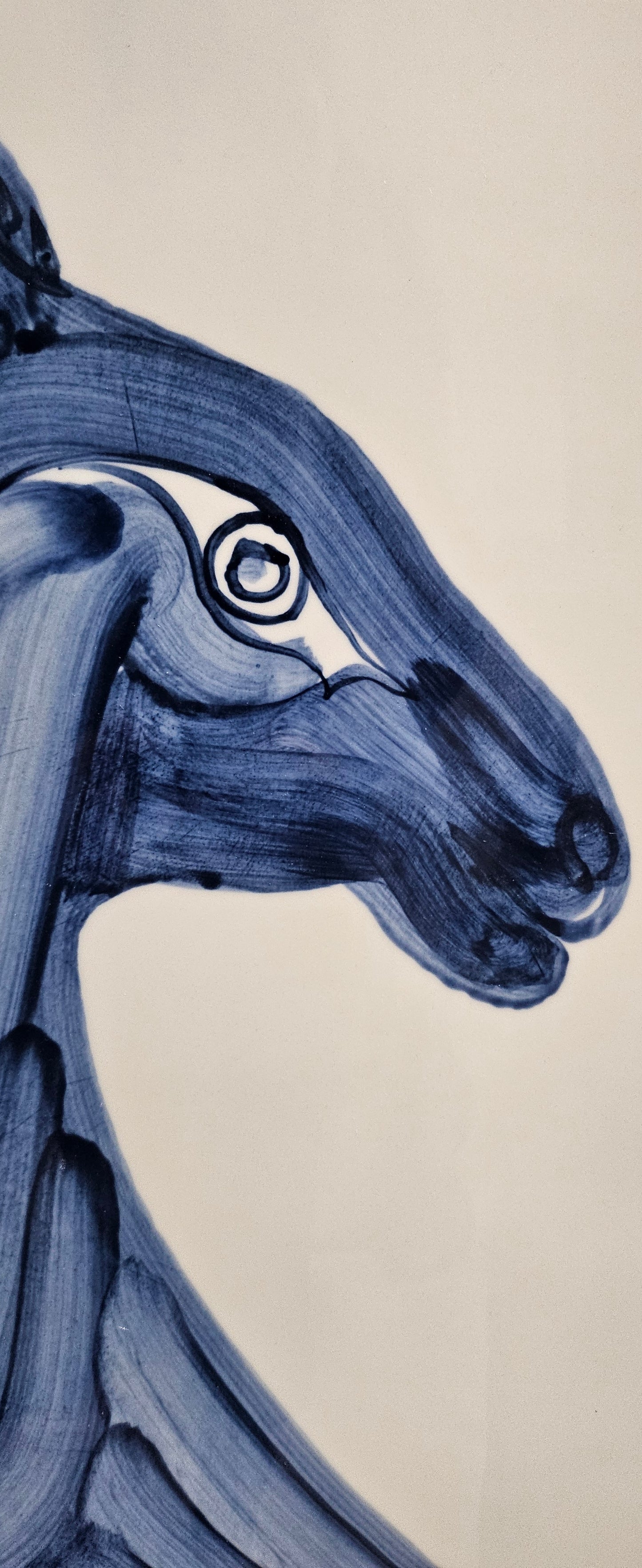 Deer II - Chinese Porcelain Panel by Jared Fitzgerald