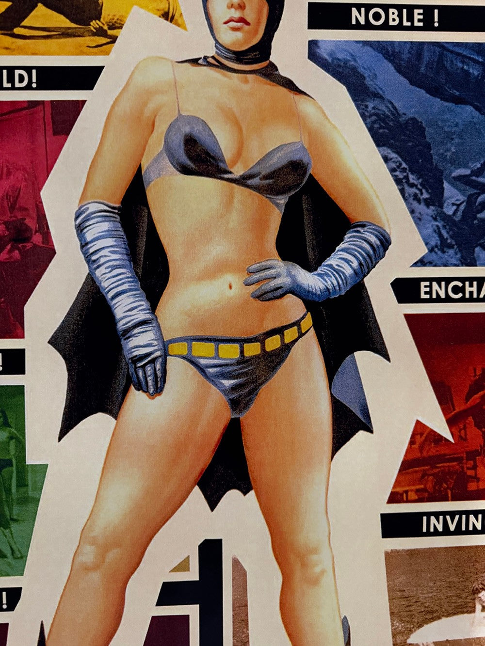 Detail of Maura Monti in the Bat Woman film poster