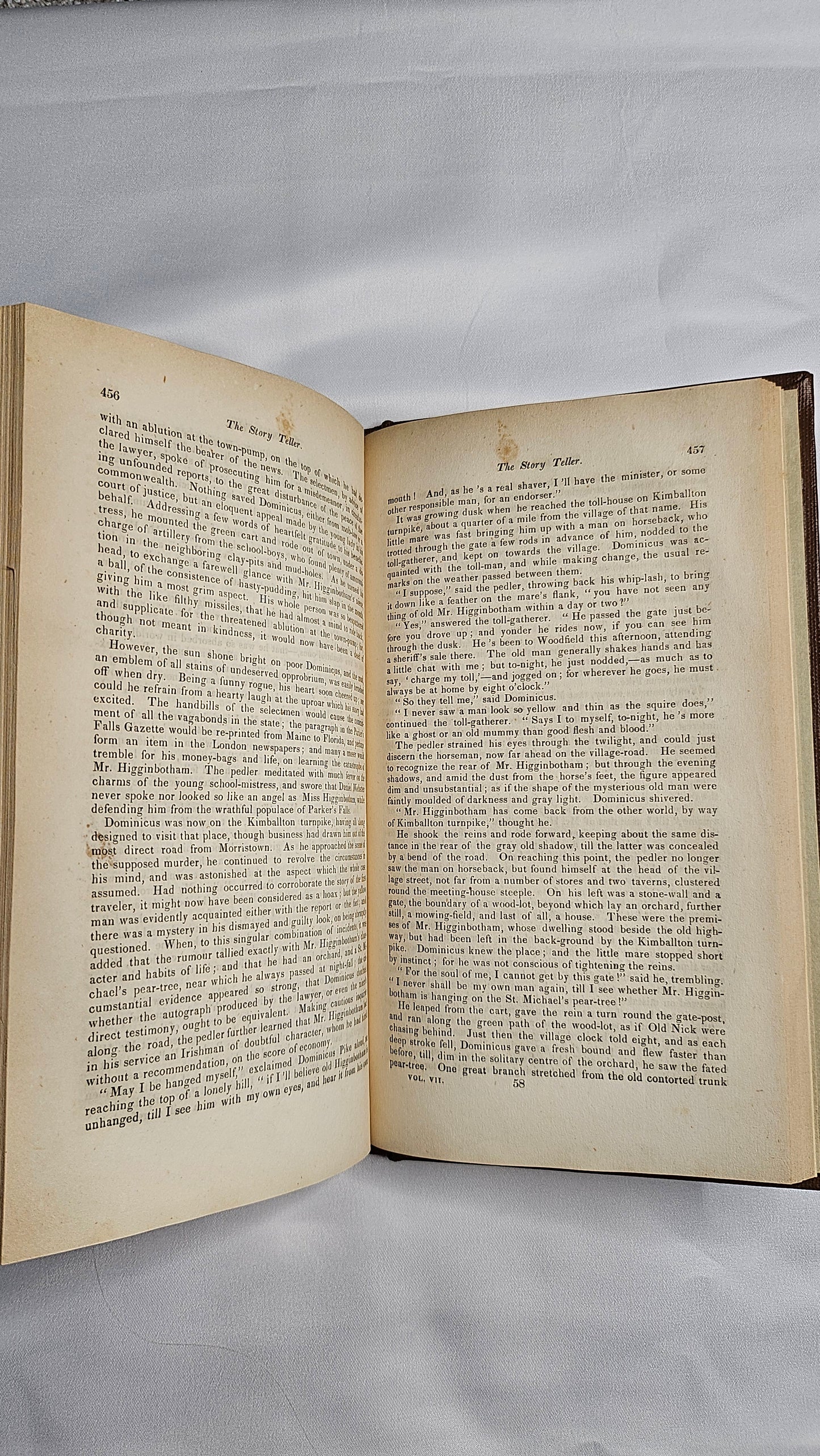 Hawthorne 1834 1st – “The Story Teller” Parts I & II – Pre-Twice-Told Tales – New-England Magazine