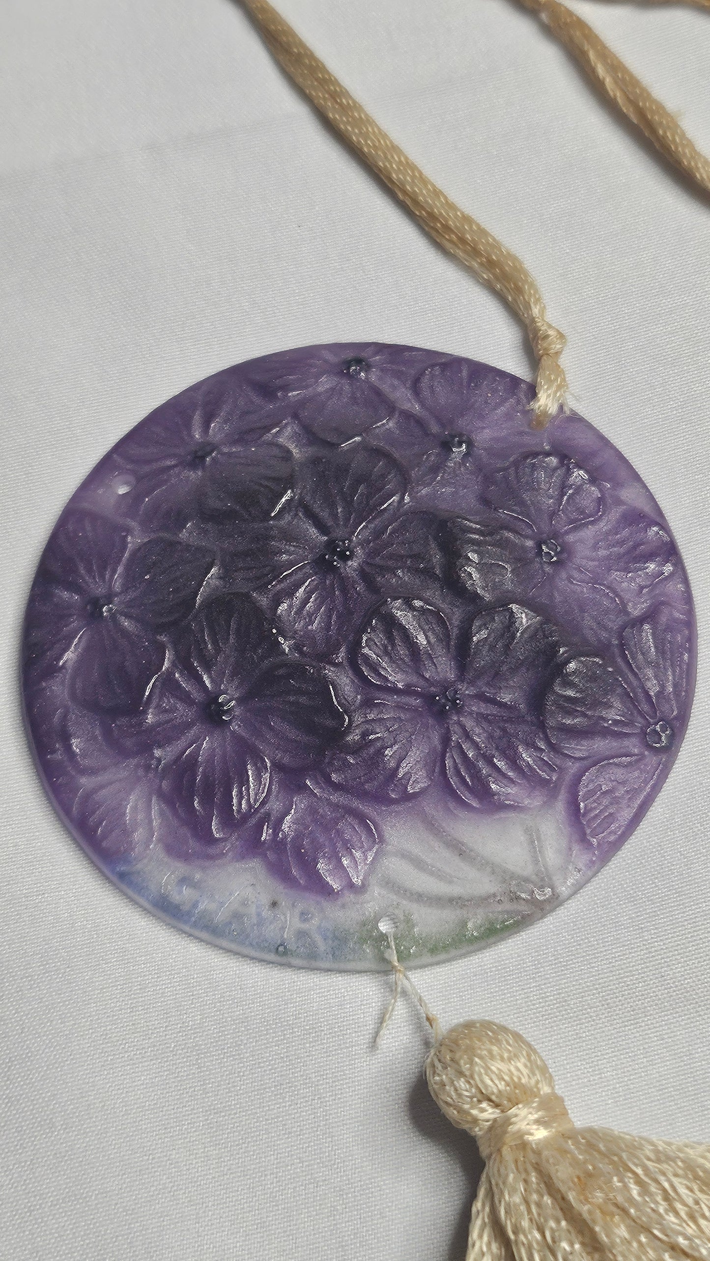 1921 Gabriele Argy-Rousseau “Hydrangeas” Pendant