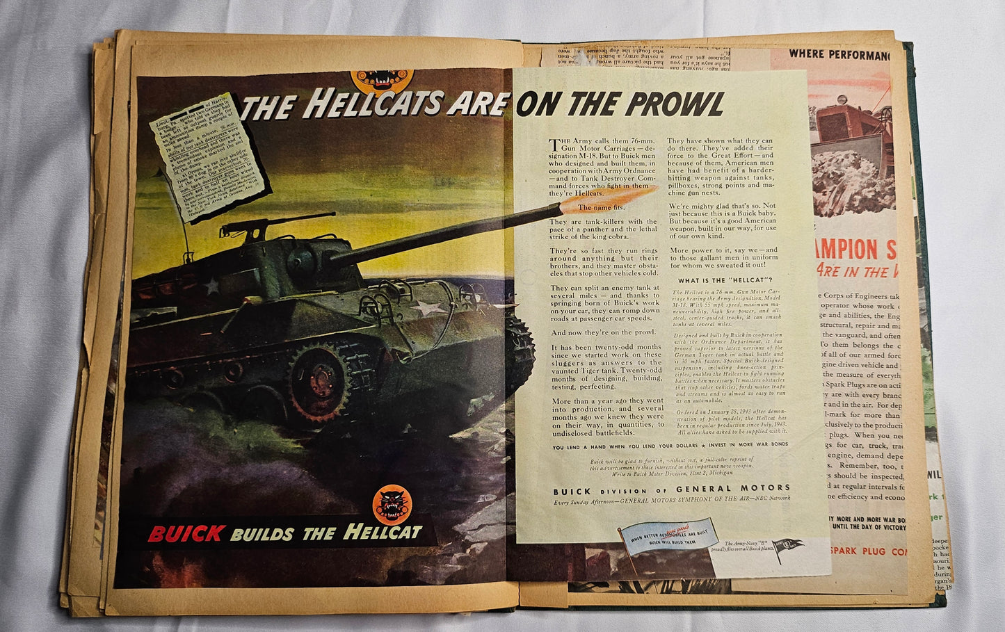 WWII Cartoon Scrapbook Archive (2 Volumes, 1940s) – Wartime Humor, Satire & Propaganda