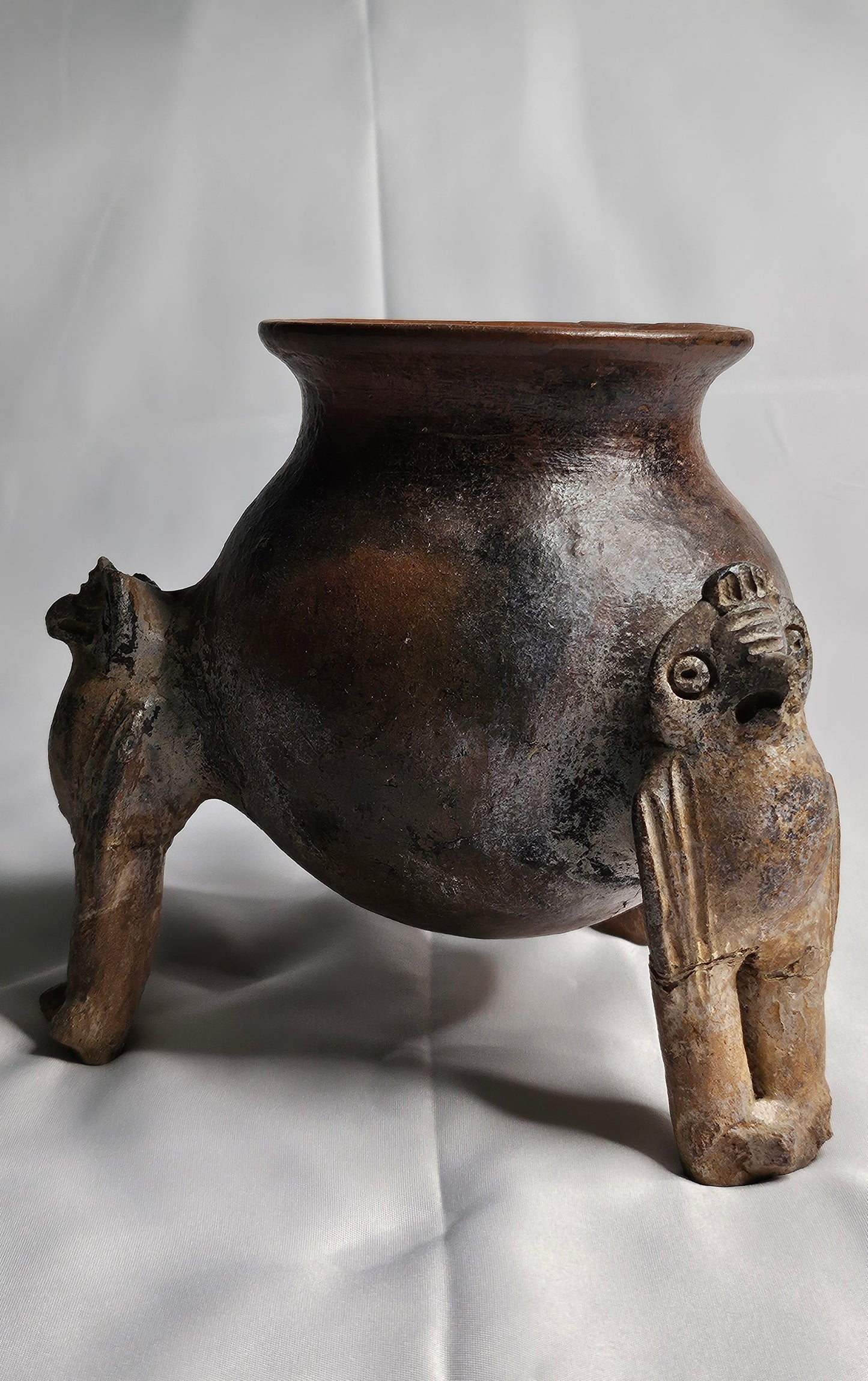 PreColumbian - Chorotega Ritual Tripod Vessel - 1100–1400 AD