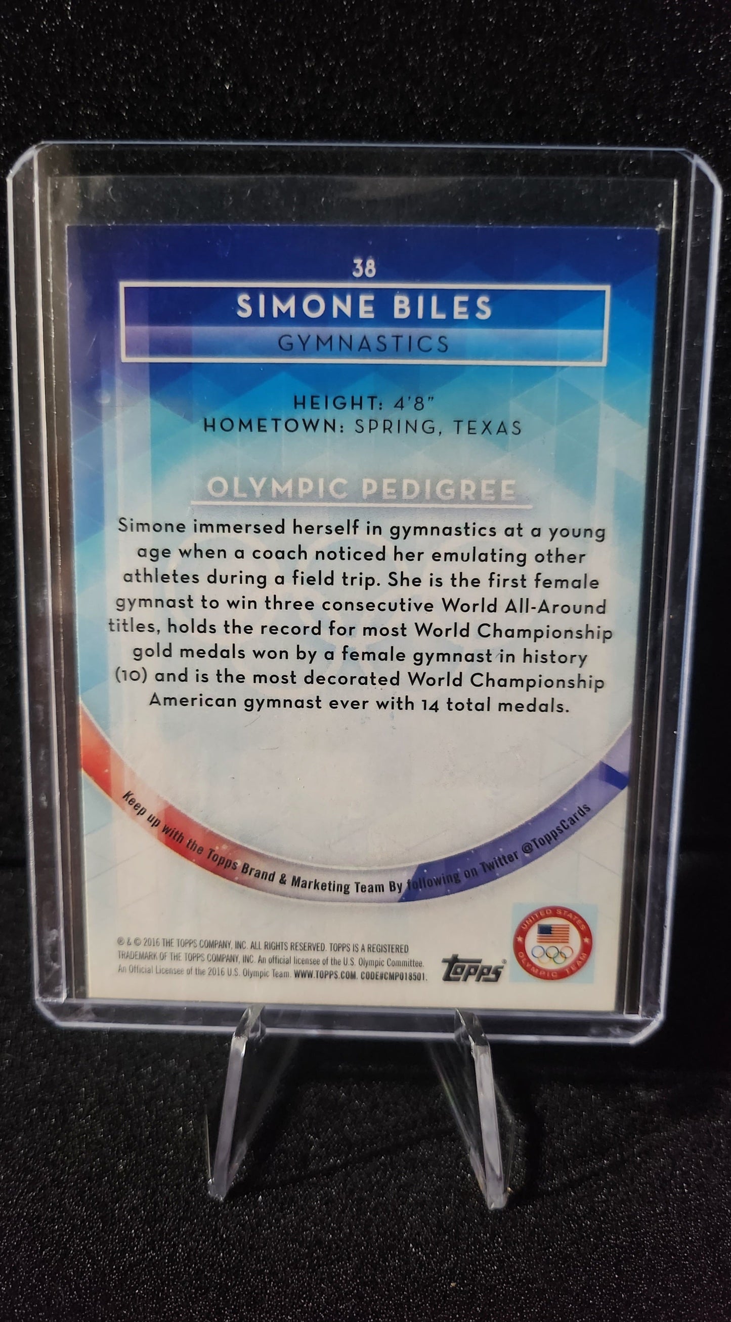 simone biles autographed - 1