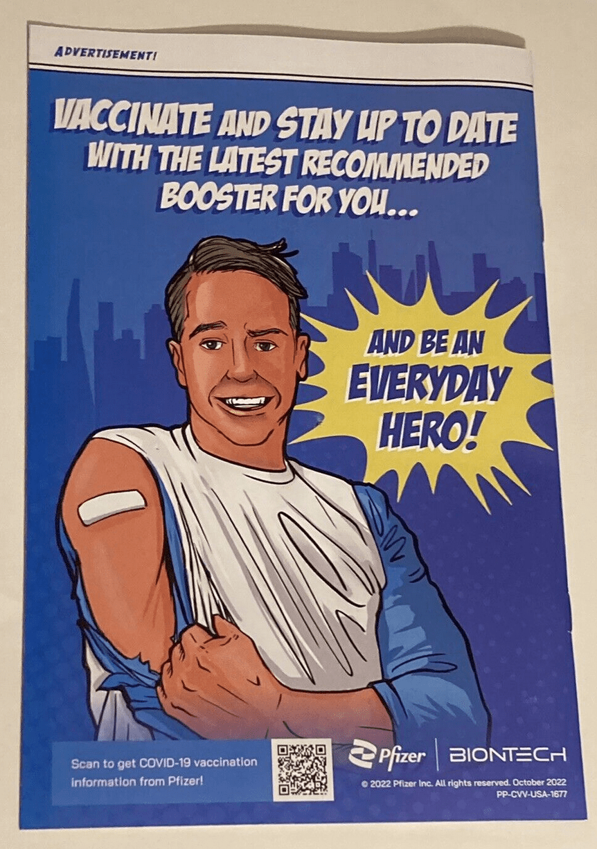 RARE - Marvel Avengers Everyday Heroes #1 Brand New Comic Book Pfizer BioNTech Collect - Propaganda | Bollëku