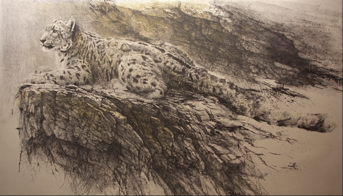 Robert Bateman — Snow Leopard — Signed & Numbered Print