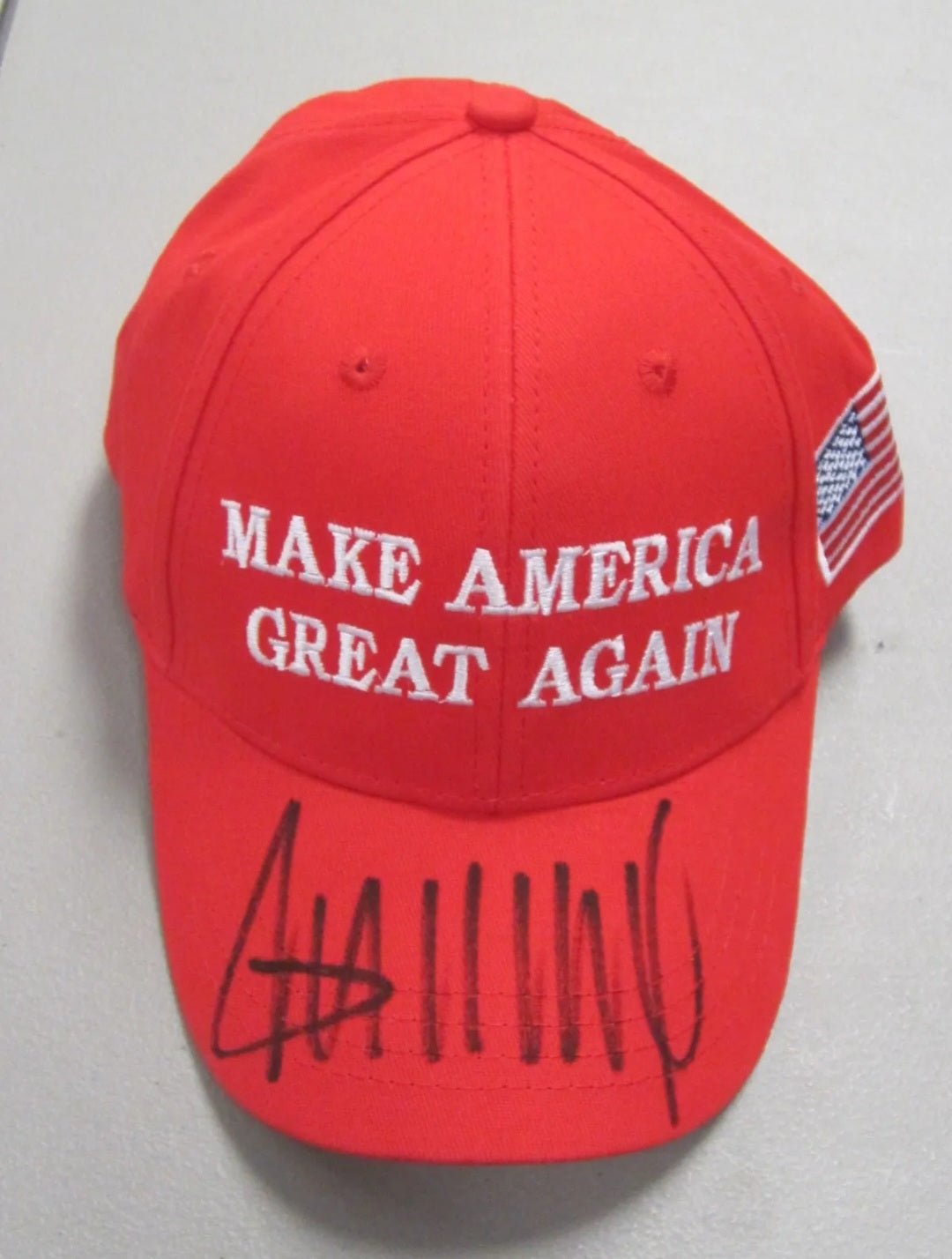 President Donald Trump Signed MAGA Hat with Certified COA | Bollëku