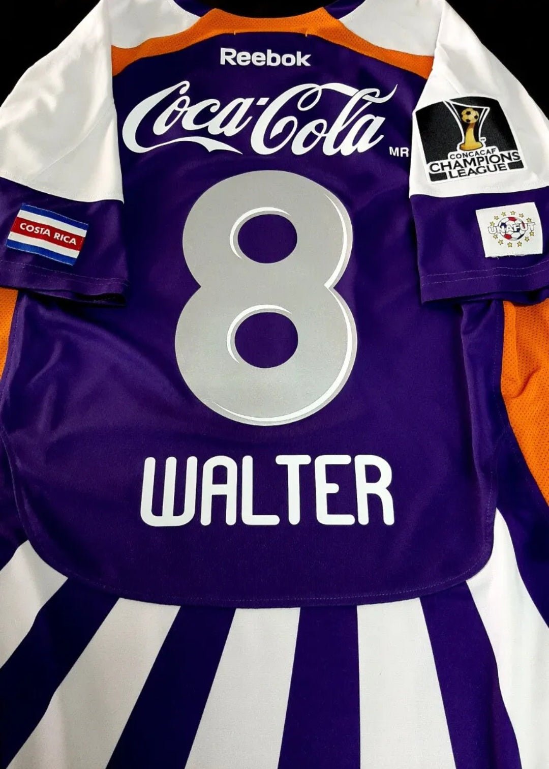 Very rare - Walter Centeno | Rebook Deportivo Saprissa 2009 Concacaf Jersey | Bollëku