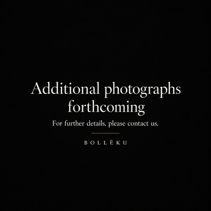 Additional photographs forthcoming. For further details, please contact us. Bollëku.