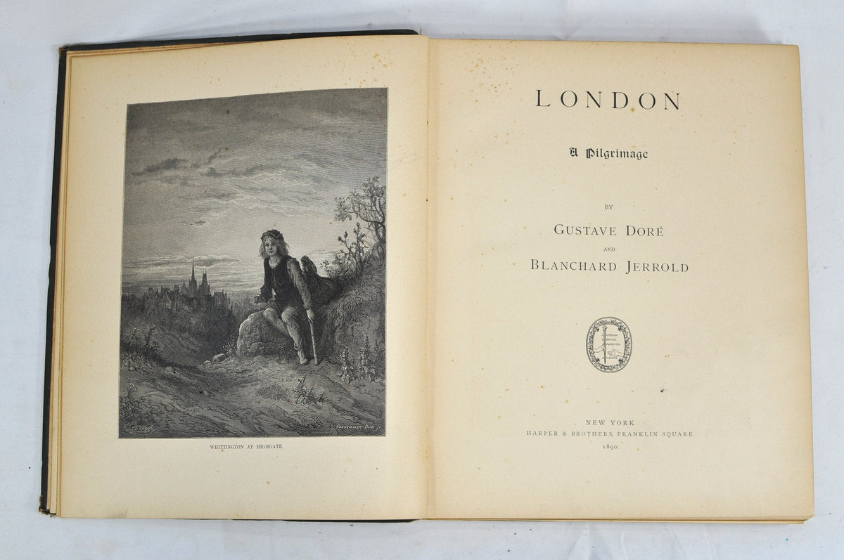 Gustave Doré & Blanchard Jerrold — London: A Pilgrimage — First American Edition, 1890 — photographed detail