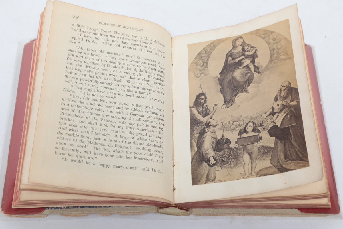 Nathaniel Hawthorne — Transformation — Photograph-Illustrated Tauchnitz Edition, Volume II — photographed detail