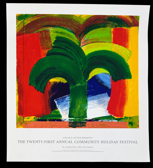 Howard Hodgkin In Tangier, 1991 Lincoln Center screenprint poster