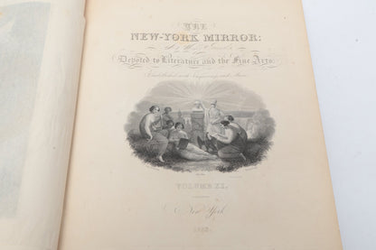 The New-York Mirror — Volume XI, 1833 — Literature, Fine Arts & Music — photographed detail