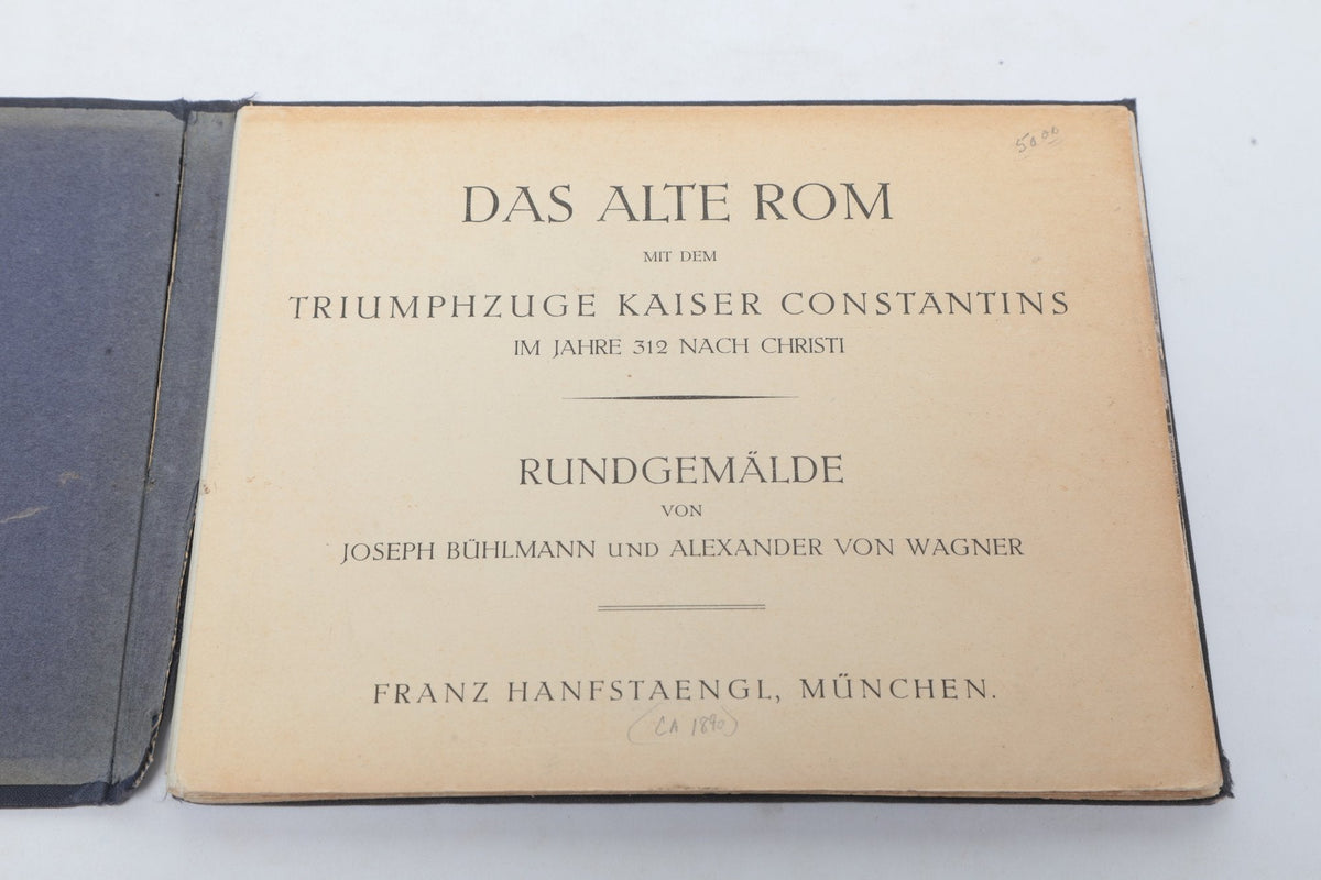 Bühlmann & Wagner — Das Alte Rom — Panoramic Photogravure Album, c.1890–1892 — photographed detail