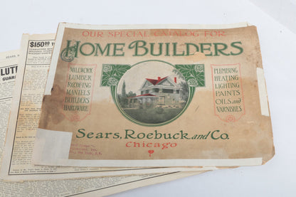 Sears, Roebuck & Co. — Our Special Catalog for Home Builders — c.1910 — photographed detail