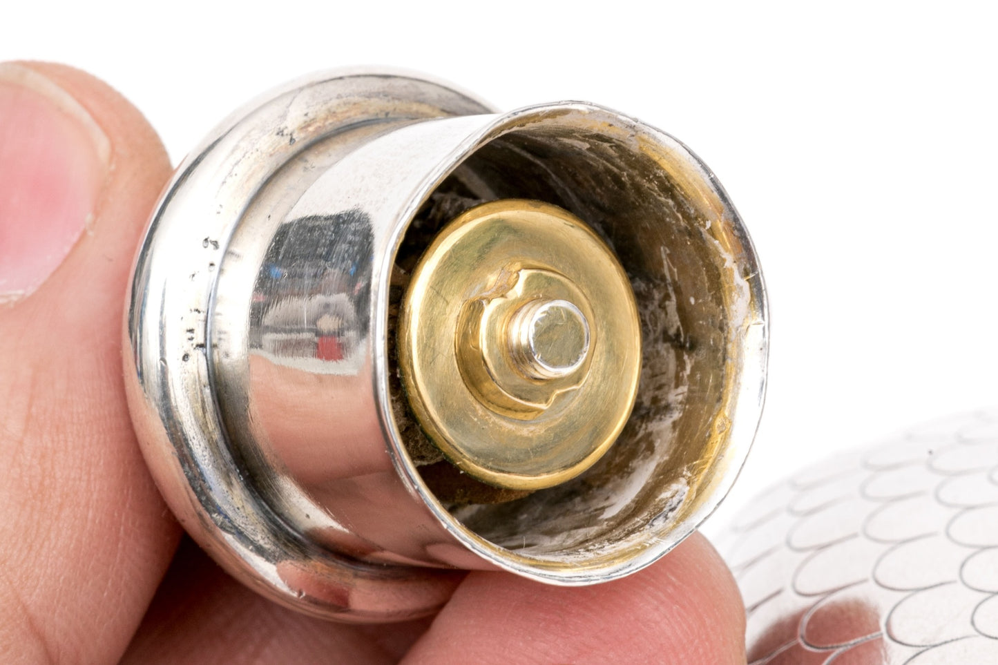 Imperial Russian .84 Silver Decanter  Ignaty Sazikov, St. Petersburg, ca. 1860