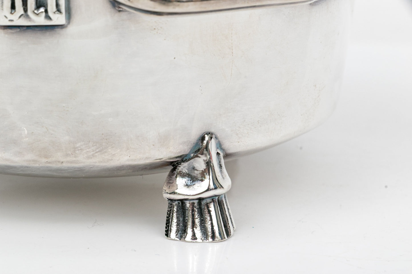 Arts & Crafts Sterling Silver Winchester Bushel Bowl  F.J. Ross & Sons, London, 1925–1926