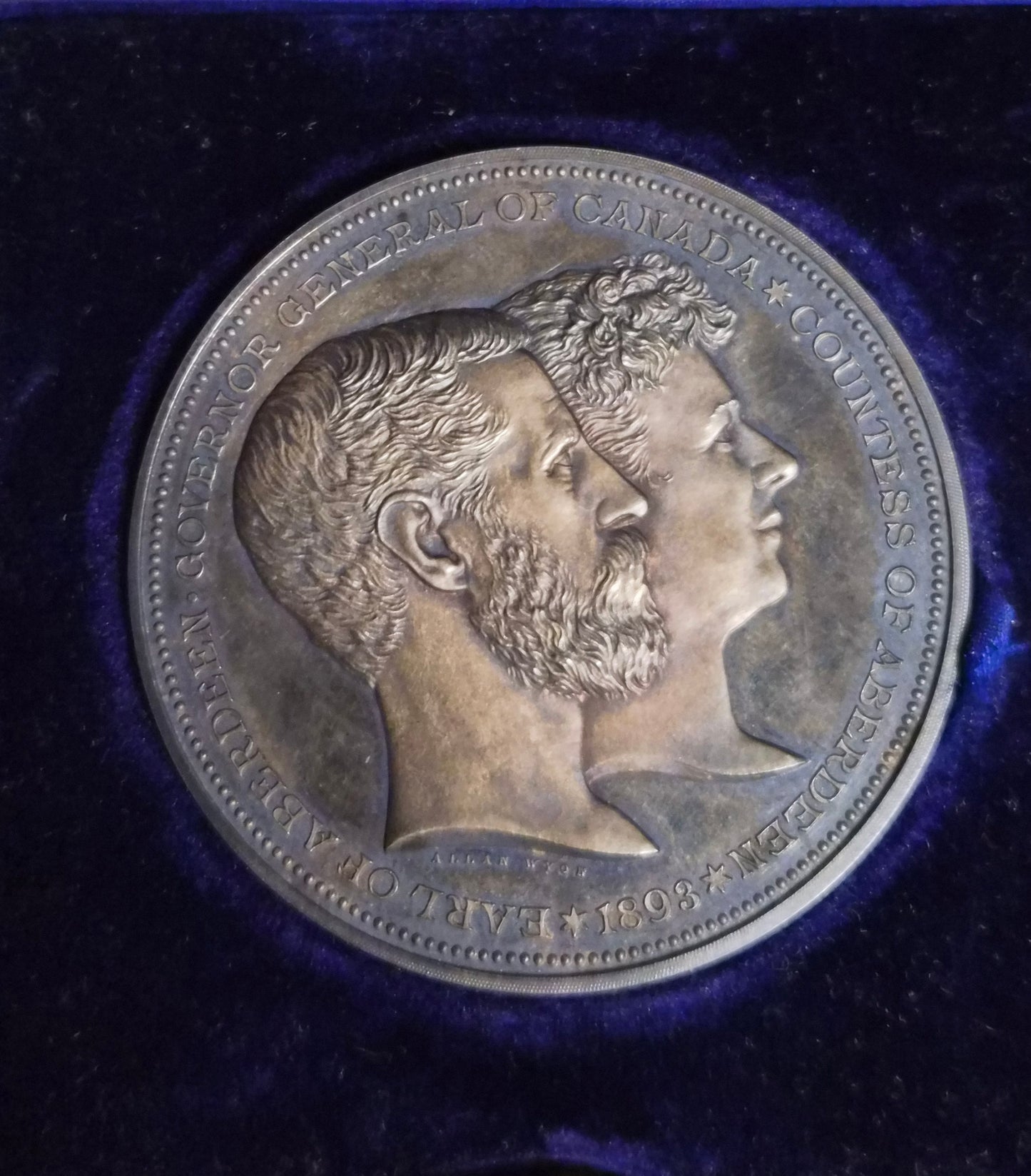 1893 Governor General of Canada Academic Silver Medal