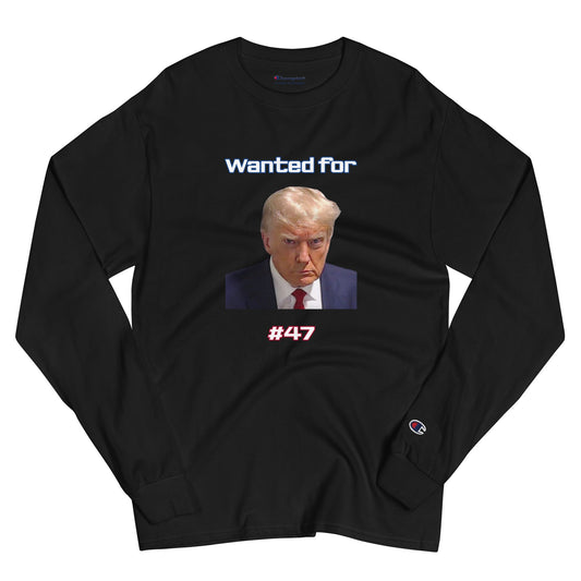 Liberty Trump Mugshot - Men's Champion Long Sleeve Shirt | Bollëku