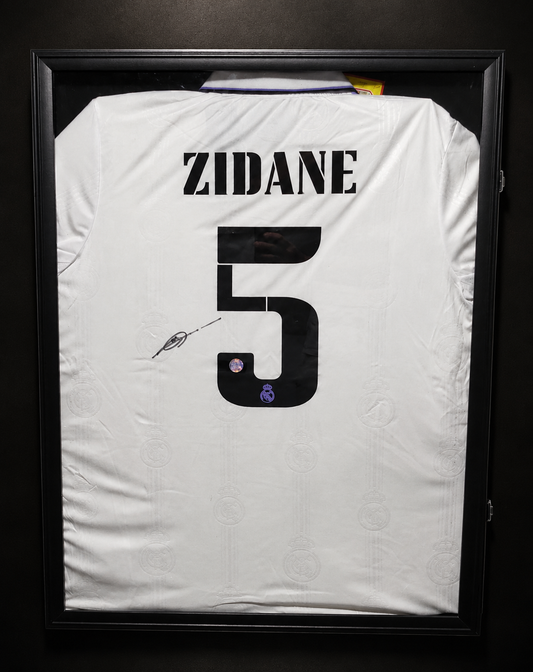 Zinedine Zidane Autographed Real Madrid Jersey