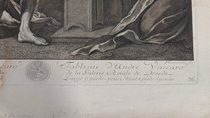 Christ with the Redeemed from Hades Before His Mother — Dresden, 1757 Giuseppe Camerata after Andrea Vaccaro