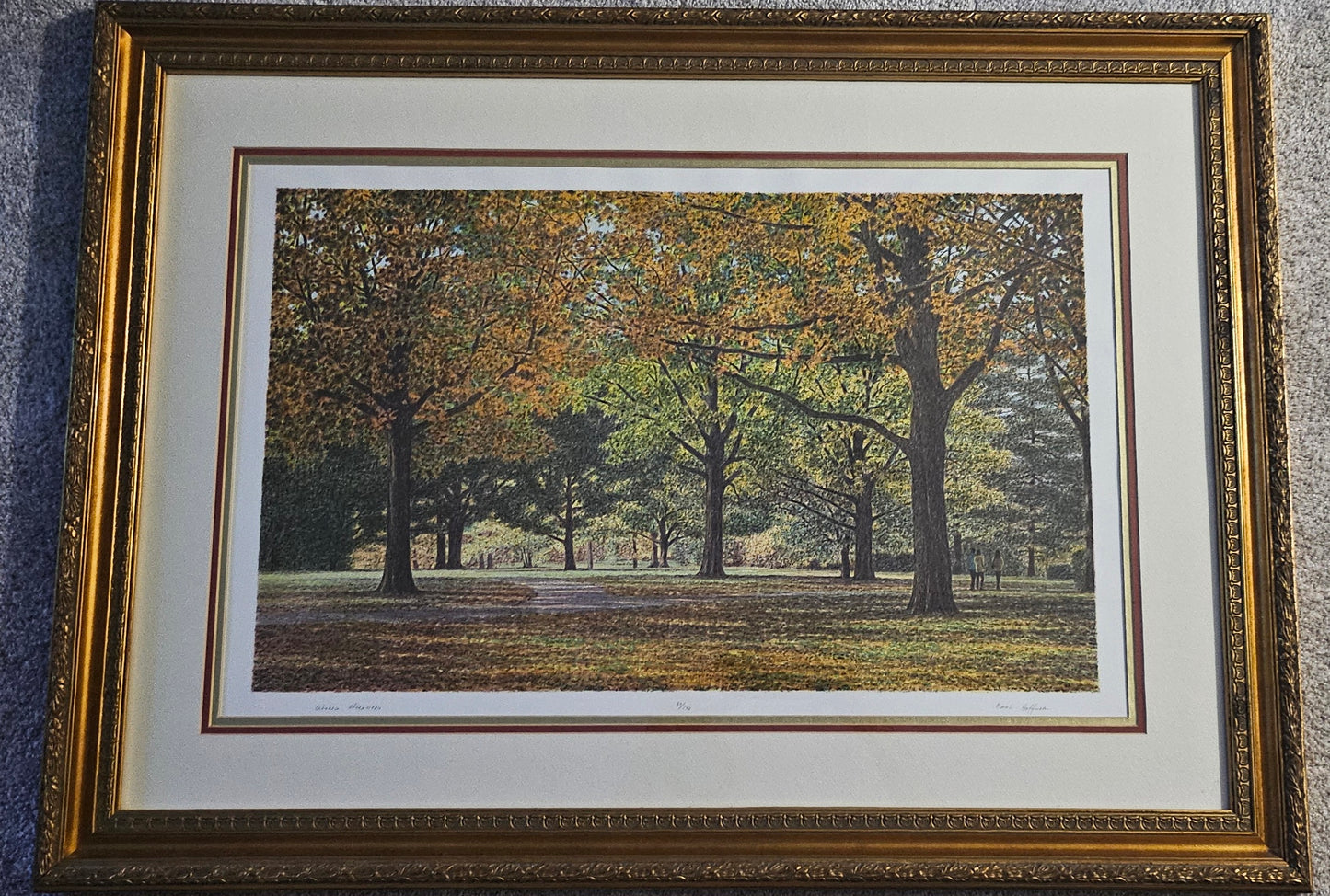 "October Afternoon" By Carl Hoffner. Limited edition signed and numbered print.