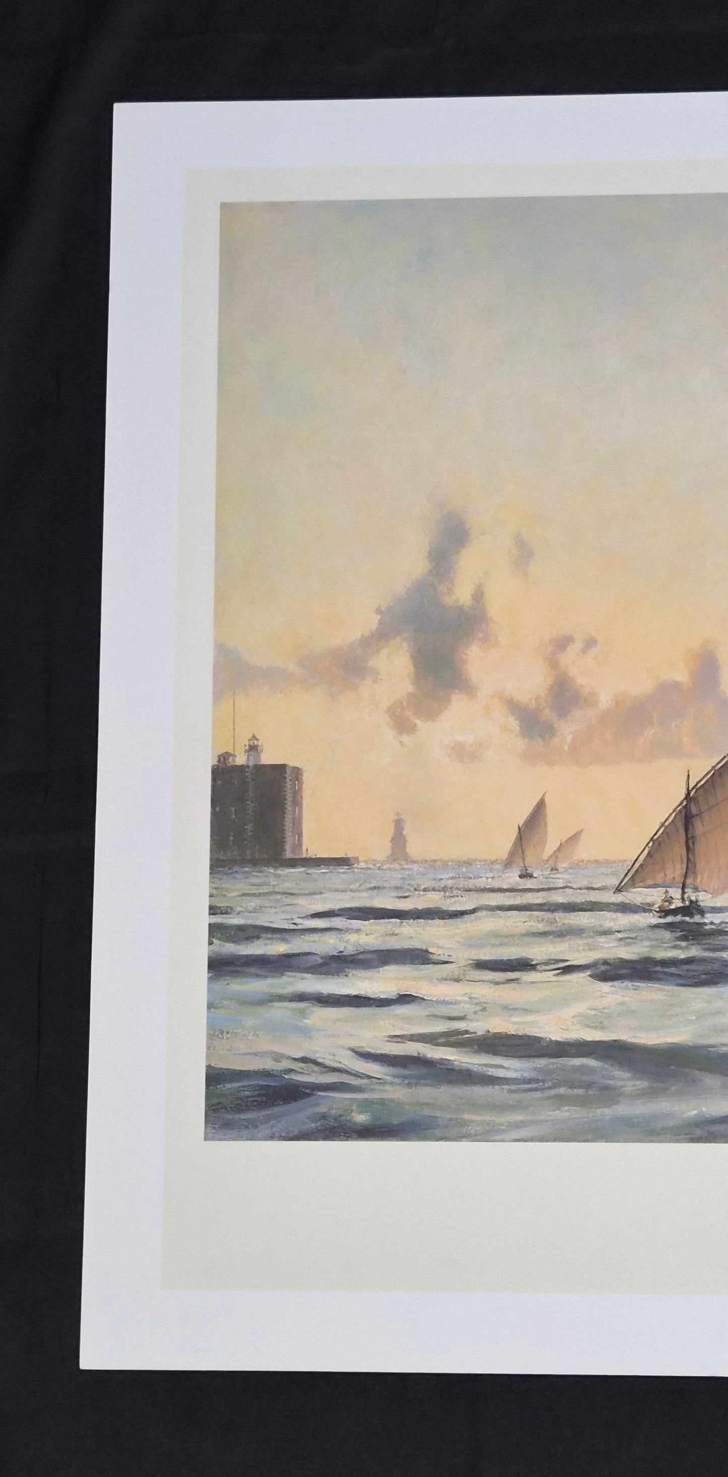 John Stobart — San Francisco: “Dashing Wave” Entering the Golden Gate in 1872 — Signed Limited Edition