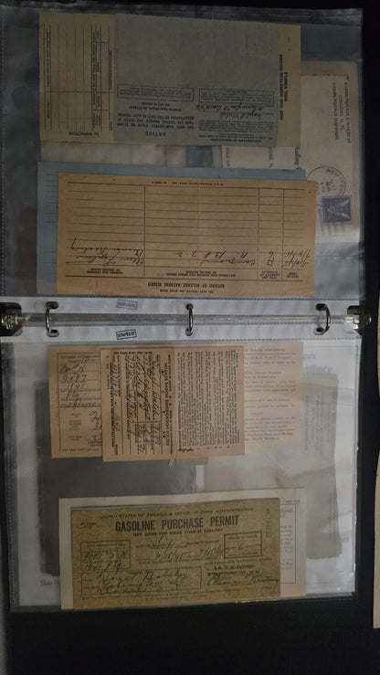 WWII U.S. Army Archive — APO 339 Limburg, Ration Books & Tokens, VA Docs & Language Guides