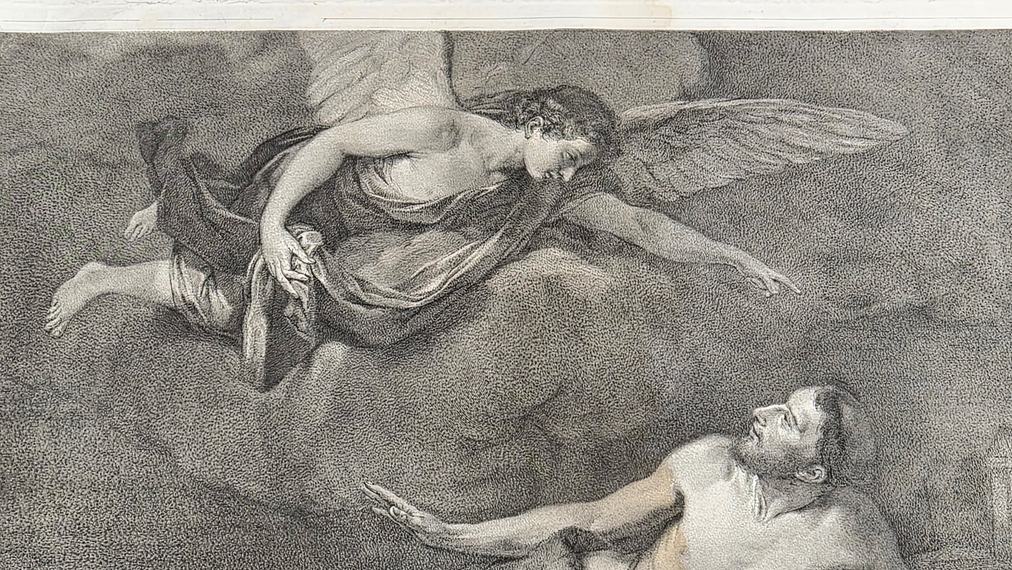 Jusepe de Ribera — Saint Francis Visited by an Angel, Royal Gallery of Dresden, 1757