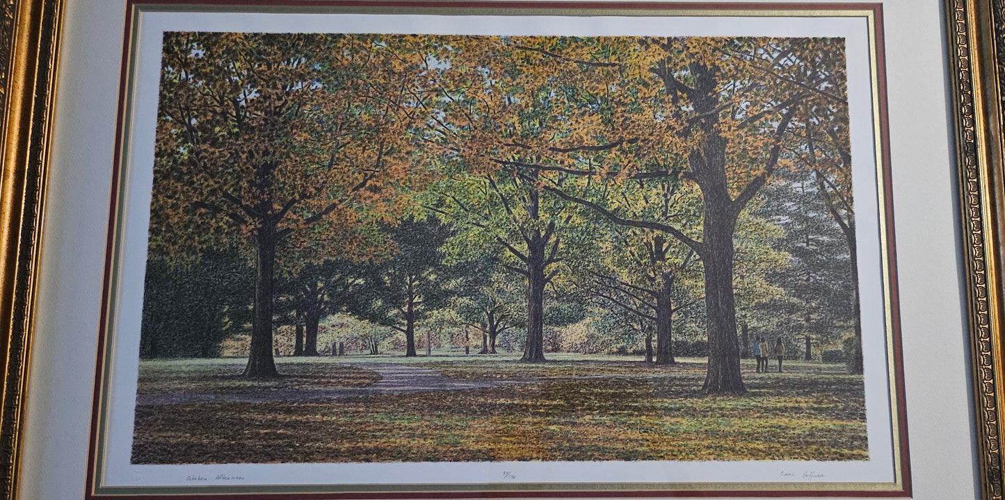 "October Afternoon" By Carl Hoffner. Limited edition signed and numbered print.