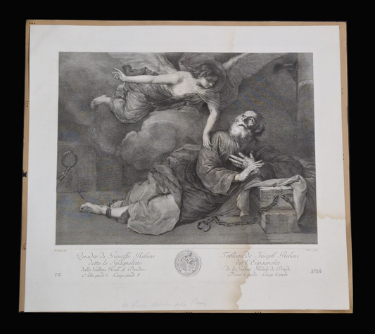 After Jusepe de Ribera — The Liberation of Saint Peter, Royal Gallery of Dresden, 1757