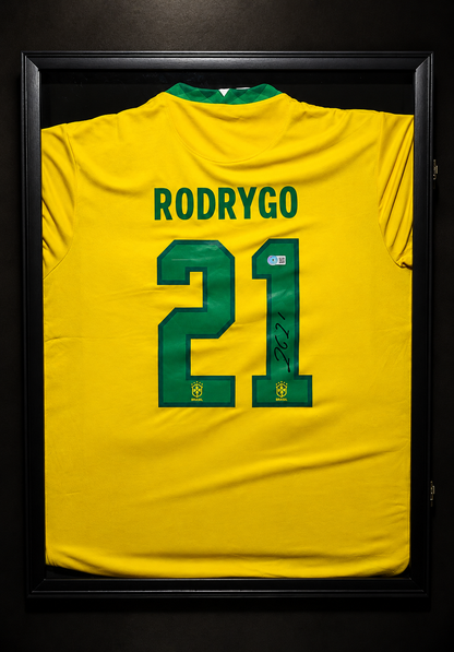 Rodrygo — Signed Brazil No. 21 Jersey
