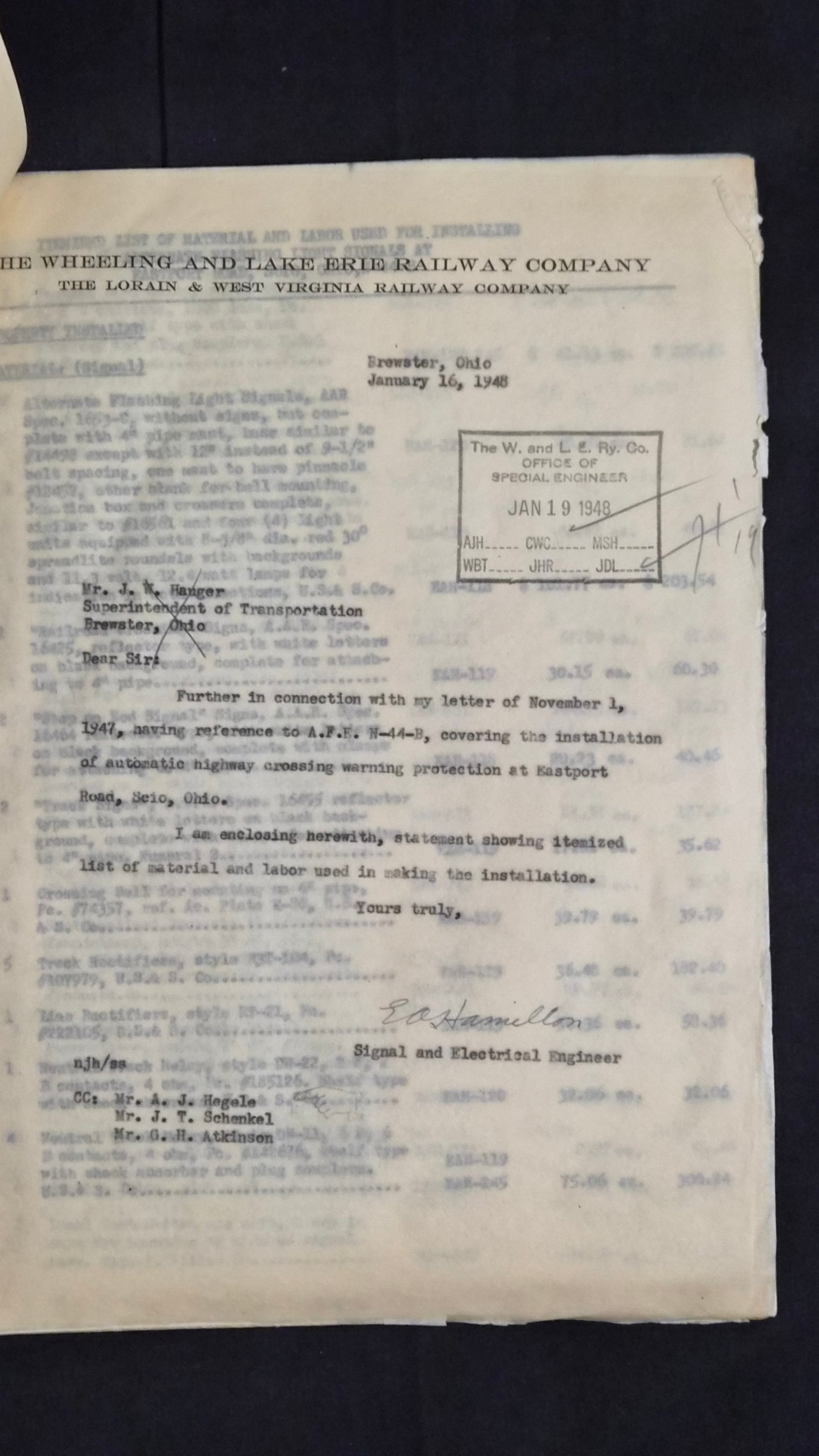 RARE Railroad Engineering Archive 1923 GE Train Tests W&LE Original Files