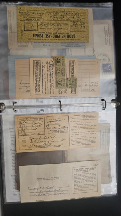 WWII U.S. Army Archive — APO 339 Limburg, Ration Books & Tokens, VA Docs & Language Guides