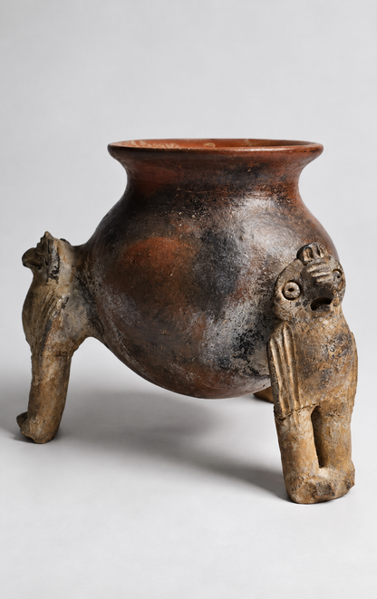 PreColumbian - Chorotega Ritual Tripod Vessel - 1100–1400 AD