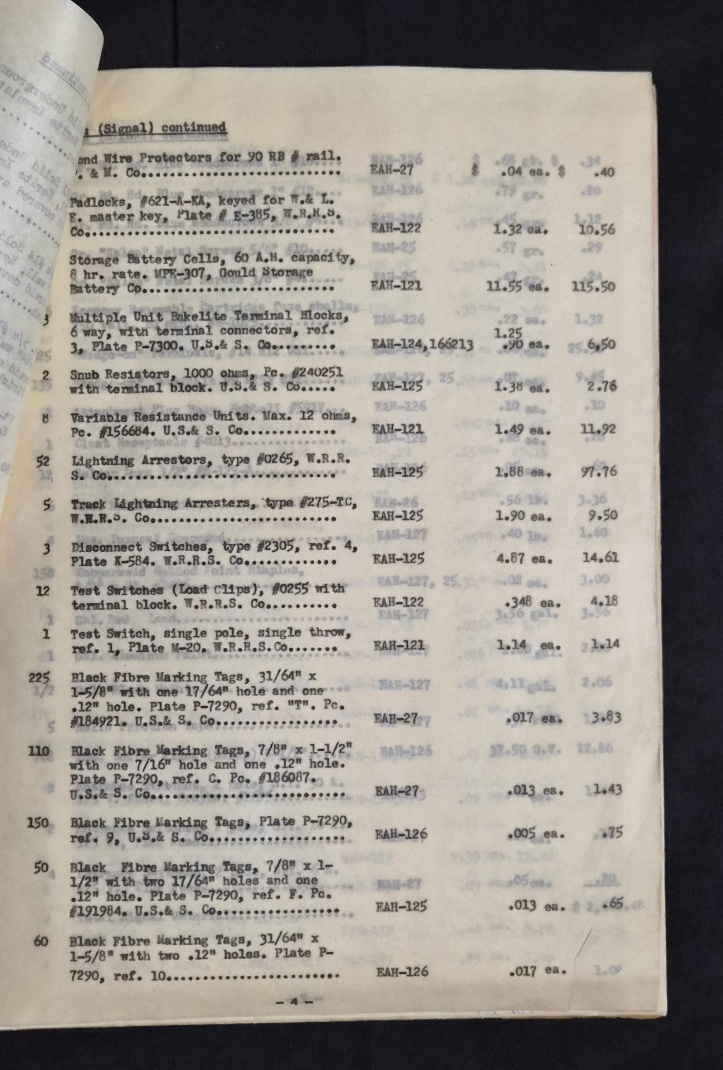 RARE Railroad Engineering Archive 1923 GE Train Tests W&LE Original Files