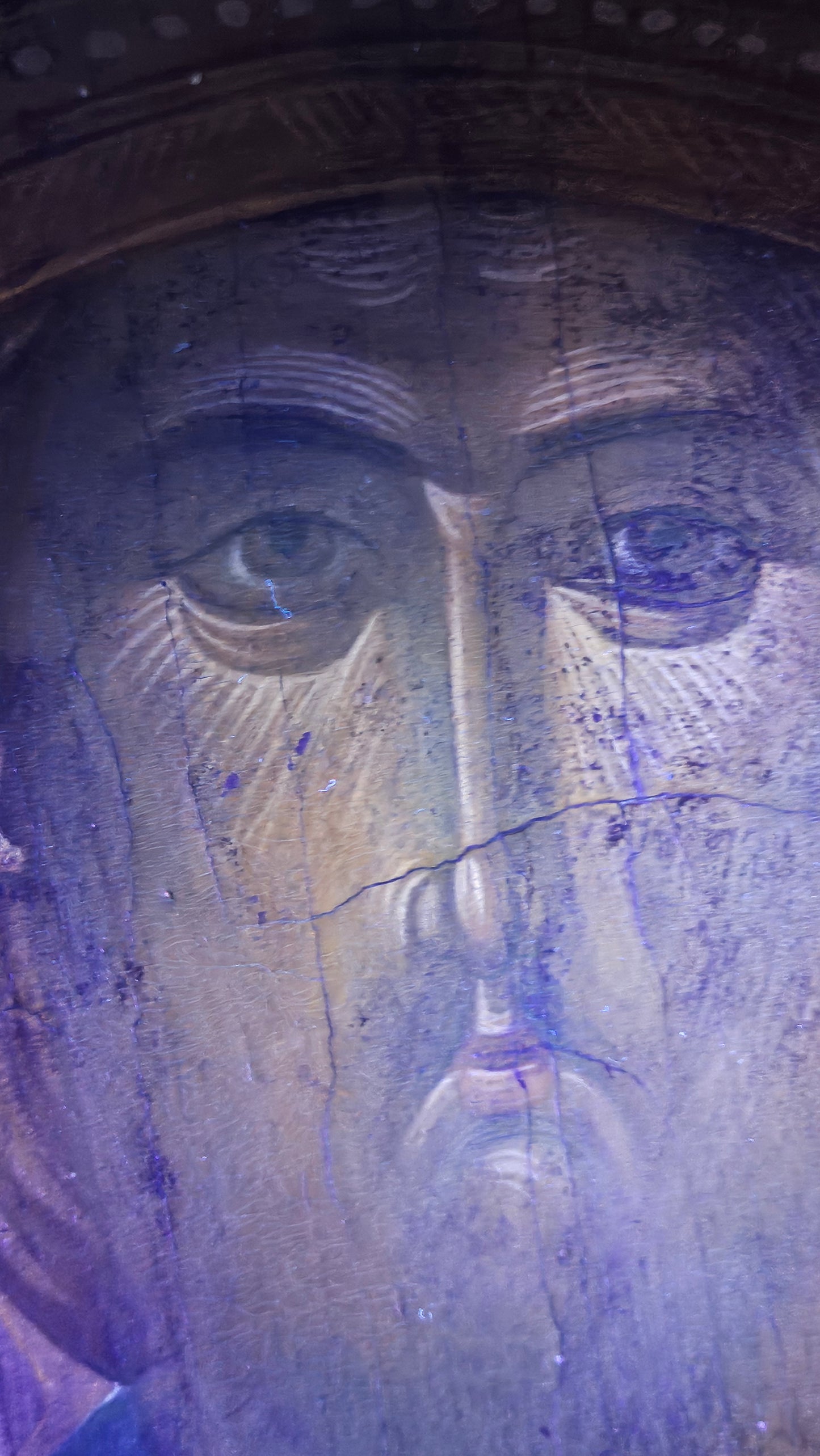 18th–Early 19th-Century Orthodox Icon of Christ the Great Hierarch