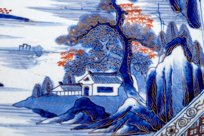 Meiji-Era Japanese Export Charger – Signed Dai Nippon Kutani