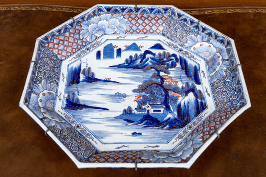 Meiji-Era Japanese Export Charger – Signed Dai Nippon Kutani