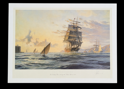 John Stobart — San Francisco: “Dashing Wave” Entering the Golden Gate in 1872 — Signed Limited Edition