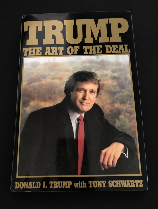 Donald Trump Autographed Book The Art of the Deal 2016 Edition