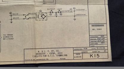 RARE Railroad Engineering Archive 1923 GE Train Tests W&LE Original Files