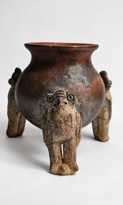 PreColumbian - Chorotega Ritual Tripod Vessel - 1100–1400 AD