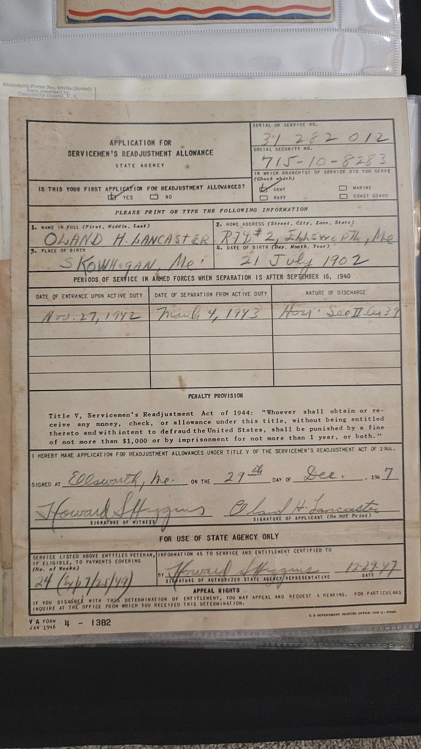 WWII U.S. Army Archive — APO 339 Limburg, Ration Books & Tokens, VA Docs & Language Guides