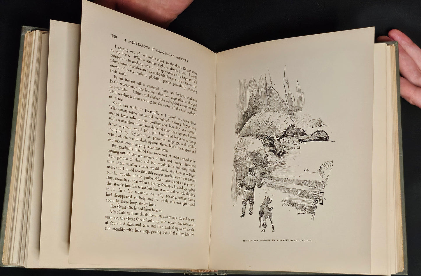 1893 1st Edition Baron Trump’s Marvellous Underground Journey — Ingersoll Lockwood — Rare Original Cloth Binding