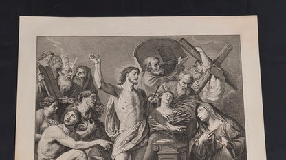 Christ with the Redeemed from Hades Before His Mother — Dresden, 1757 Giuseppe Camerata after Andrea Vaccaro