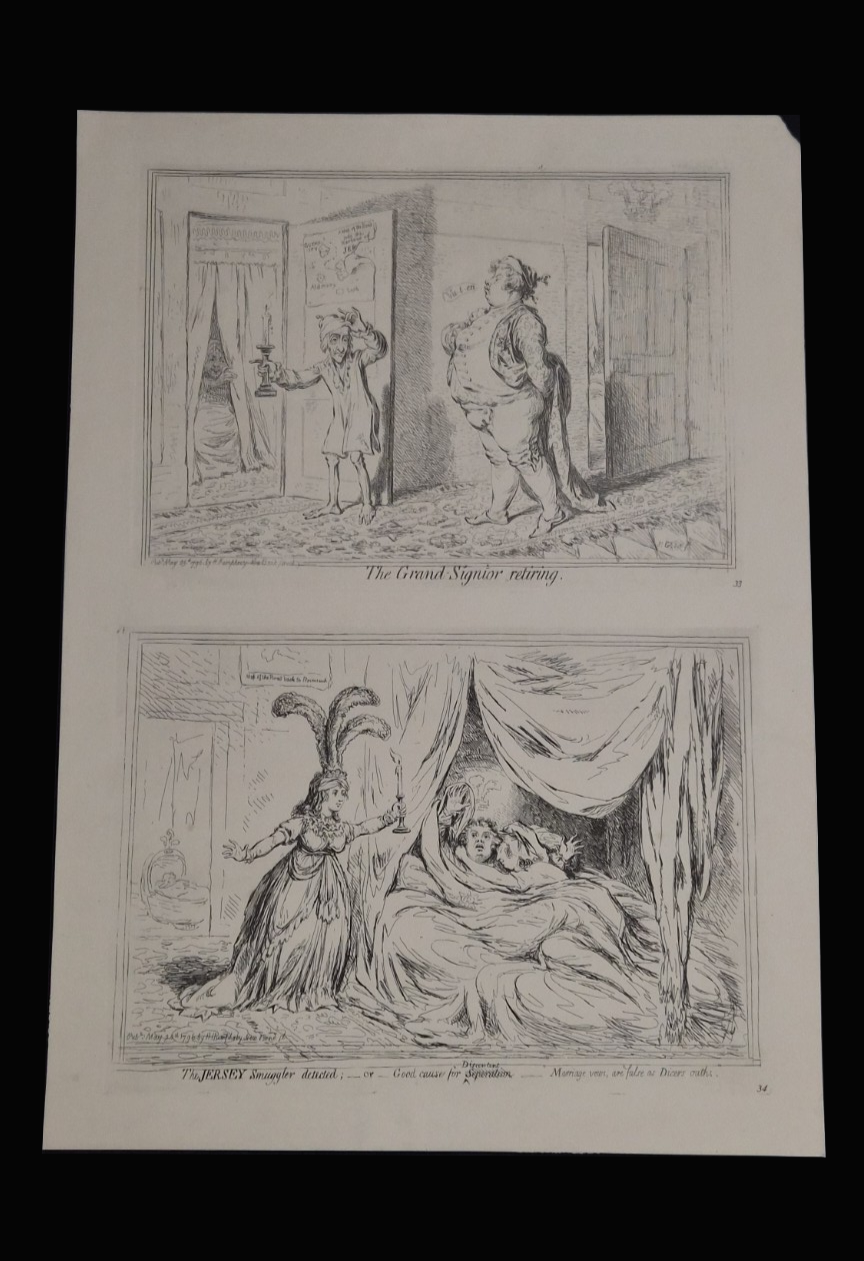 James Gillray — Two Suppressed Satires, Printed from the Original Copper Plates, c. 1851