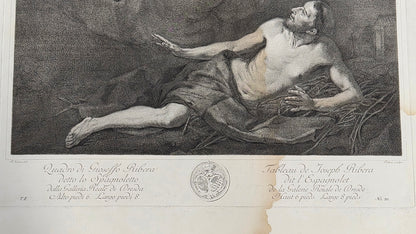 Jusepe de Ribera — Saint Francis Visited by an Angel, Royal Gallery of Dresden, 1757