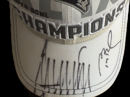 Tom Brady & Donald Trump Dual-Signed Super Bowl XLIX Hat — TRISTAR COA