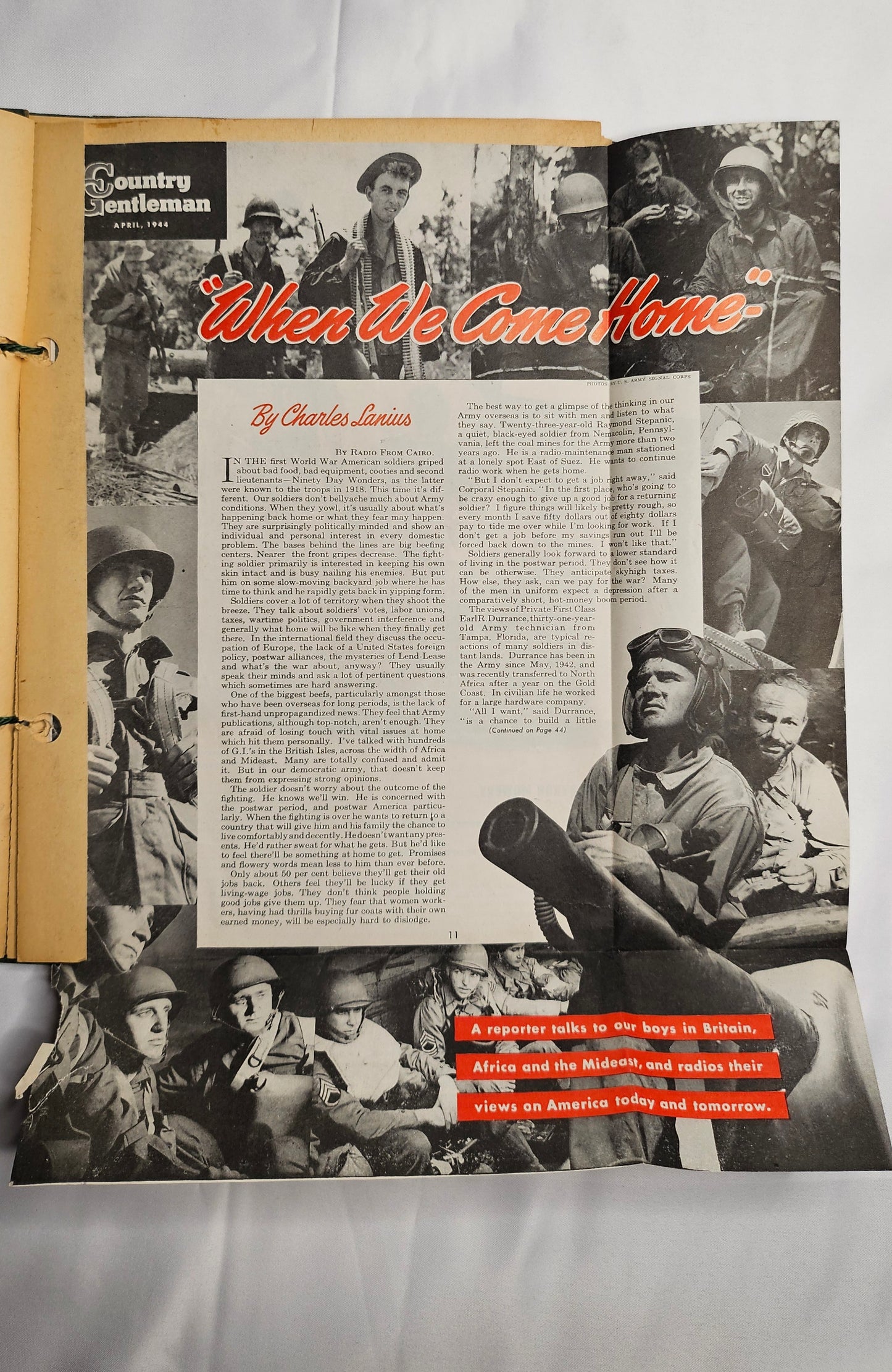 WWII Cartoon Scrapbook Archive (2 Volumes, 1940s) – Wartime Humor, Satire & Propaganda